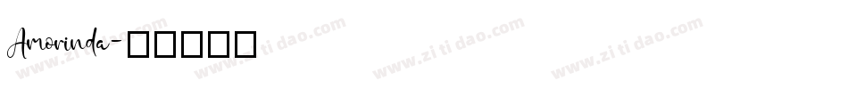 Amorinda字体转换