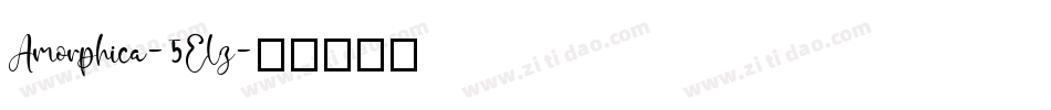 Amorphica-5Elz字体转换