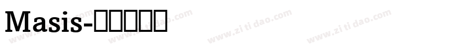 Masis字体转换