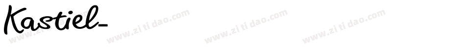 Kastiel字体转换