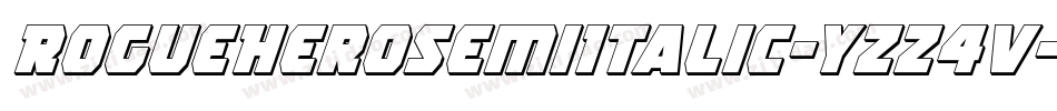 RogueHeroSemiItalic-Yzz4v字体转换