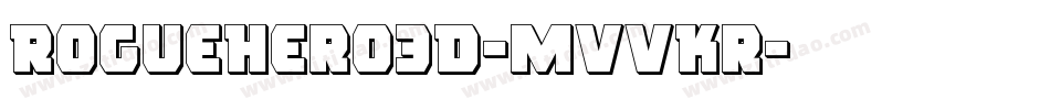RogueHero3D-MVVKr字体转换