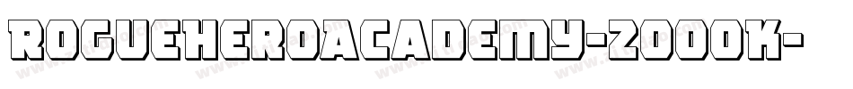 RogueHeroAcademy-2OOoK字体转换