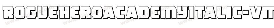 RogueHeroAcademyItalic-vmmwO字体转换