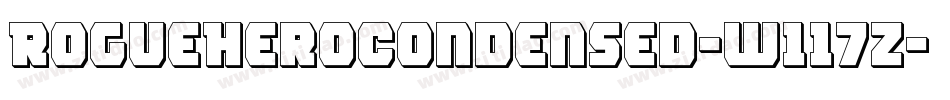 RogueHeroCondensed-w117Z字体转换