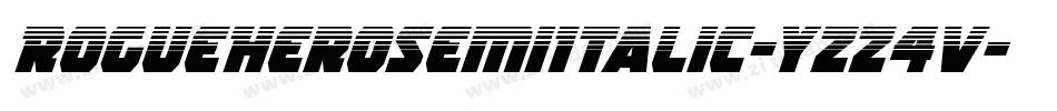 RogueHeroSemiItalic-Yzz4v字体转换