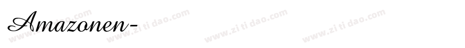 Amazonen字体转换