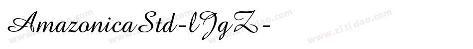 AmazonicaStd-lJgZ字体转换