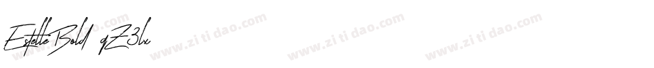 EstelleBold-qZ3lx字体转换