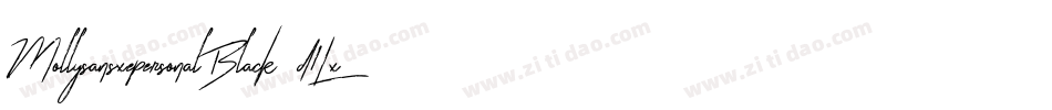 MollysansxepersonalBlack-d1Lx字体转换