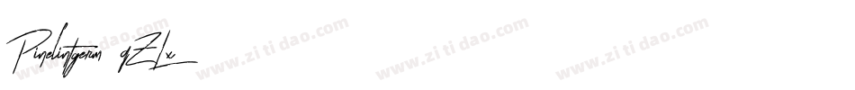 Pinelintgerm-qZLx字体转换