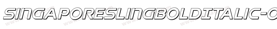 SingaporeSlingBoldItalic-OXWo字体转换 SingaporeSlingBoldItalic-OXWo字体转换