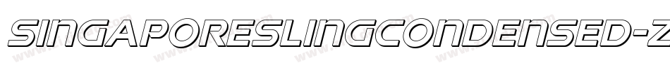 SingaporeSlingCondensed-Z31l字体转换 SingaporeSlingCondensed-Z31l字体转换
