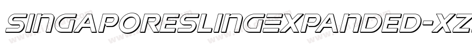 SingaporeSlingExpanded-xzDV字体转换