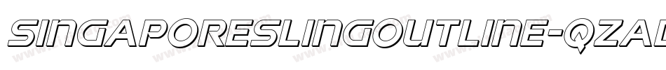 SingaporeSlingOutline-qzad字体转换 SingaporeSlingOutline-qzad字体转换