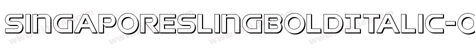 SingaporeSlingBoldItalic-OXWo字体转换 SingaporeSlingBoldItalic-OXWo字体转换