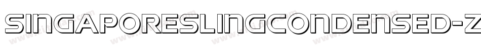 SingaporeSlingCondensed-Z31l字体转换 SingaporeSlingCondensed-Z31l字体转换