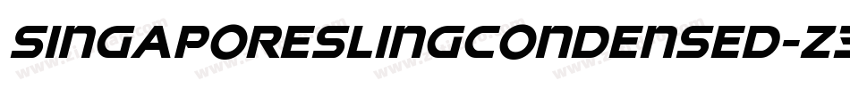SingaporeSlingCondensed-Z31l字体转换 SingaporeSlingCondensed-Z31l字体转换