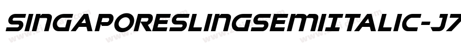 SingaporeSlingSemiItalic-J79o字体转换 SingaporeSlingSemiItalic-J79o字体转换