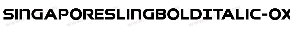 SingaporeSlingBoldItalic-OXWo字体转换 SingaporeSlingBoldItalic-OXWo字体转换