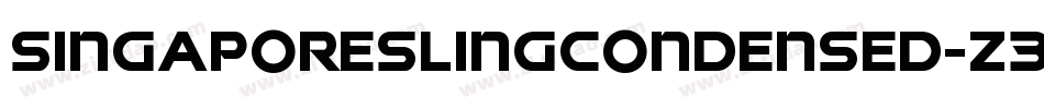 SingaporeSlingCondensed-Z31l字体转换 SingaporeSlingCondensed-Z31l字体转换