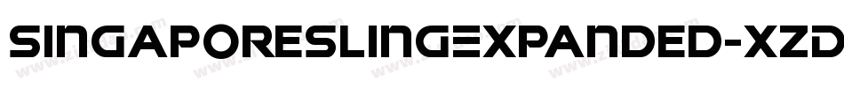 SingaporeSlingExpanded-xzDV字体转换