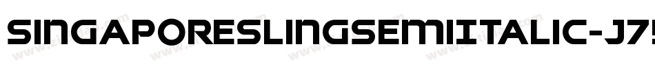SingaporeSlingSemiItalic-J79o字体转换 SingaporeSlingSemiItalic-J79o字体转换