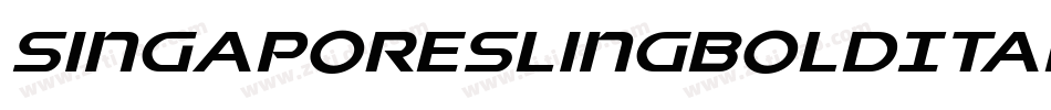 SingaporeSlingBoldItalic-OXWo字体转换 SingaporeSlingBoldItalic-OXWo字体转换