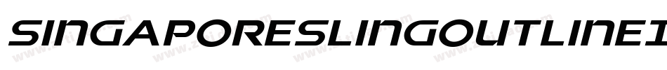 SingaporeSlingOutlineItalic-Vapx字体转换 SingaporeSlingOutlineItalic-Vapx字体转换