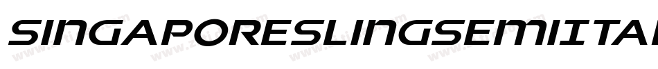 SingaporeSlingSemiItalic-J79o字体转换 SingaporeSlingSemiItalic-J79o字体转换