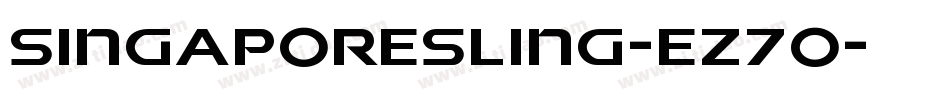 SingaporeSling-ez7O字体转换