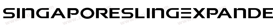 SingaporeSlingExpandedItalic-pzWv字体转换