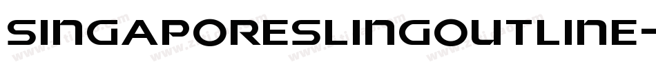 SingaporeSlingOutline-qzad字体转换 SingaporeSlingOutline-qzad字体转换