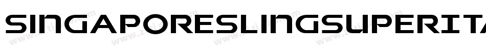 SingaporeSlingSuperItalic-G2PP字体转换 SingaporeSlingSuperItalic-G2PP字体转换