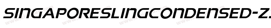 SingaporeSlingCondensed-Z31l字体转换 SingaporeSlingCondensed-Z31l字体转换