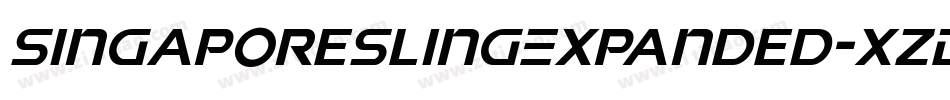 SingaporeSlingExpanded-xzDV字体转换