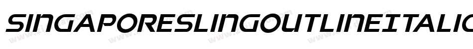 SingaporeSlingOutlineItalic-Vapx字体转换 SingaporeSlingOutlineItalic-Vapx字体转换