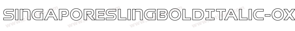 SingaporeSlingBoldItalic-OXWo字体转换 SingaporeSlingBoldItalic-OXWo字体转换