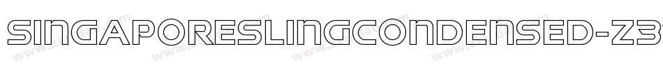 SingaporeSlingCondensed-Z31l字体转换 SingaporeSlingCondensed-Z31l字体转换