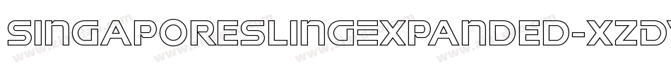 SingaporeSlingExpanded-xzDV字体转换