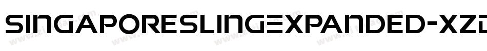 SingaporeSlingExpanded-xzDV字体转换