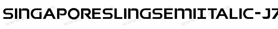 SingaporeSlingSemiItalic-J79o字体转换 SingaporeSlingSemiItalic-J79o字体转换