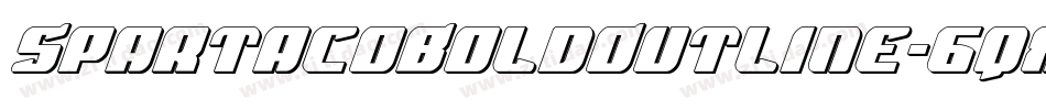 SpartacoBoldOutline-6qxD字体转换