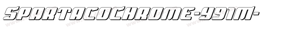 SpartacoChrome-y91M字体转换 SpartacoChrome-y91M字体转换