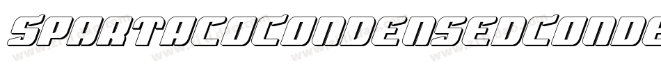 SpartacoCondensedCondensed-9lXL字体转换