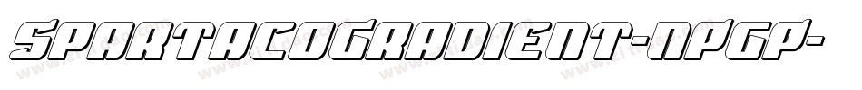 SpartacoGradient-nPgP字体转换