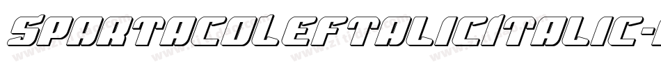 SpartacoLeftalicItalic-BKax字体转换