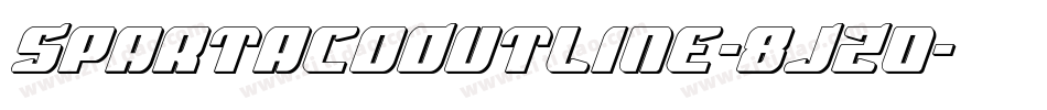 SpartacoOutline-8JZ0字体转换