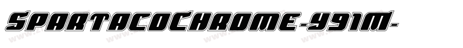 SpartacoChrome-y91M字体转换 SpartacoChrome-y91M字体转换