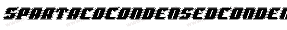 SpartacoCondensedCondensed-9lXL字体转换